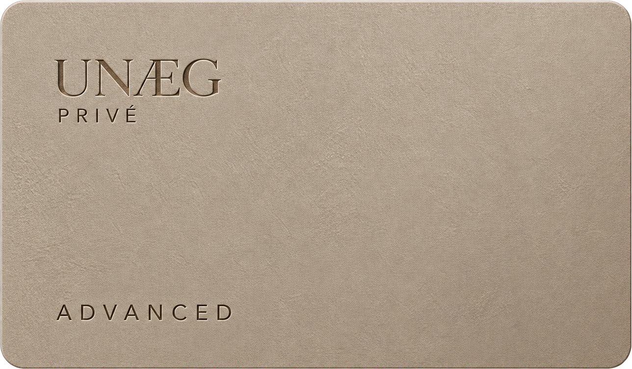 UNÆG Privé Advanced tier card