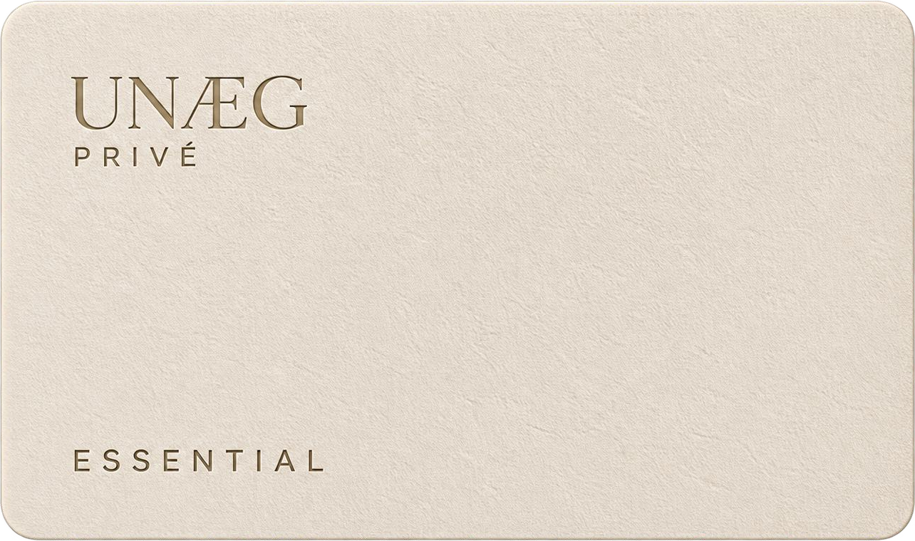 UNÆG Privé Essential tier card