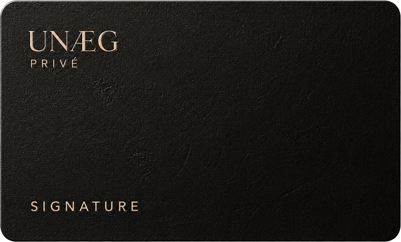 UNÆG Privé Signature tier card